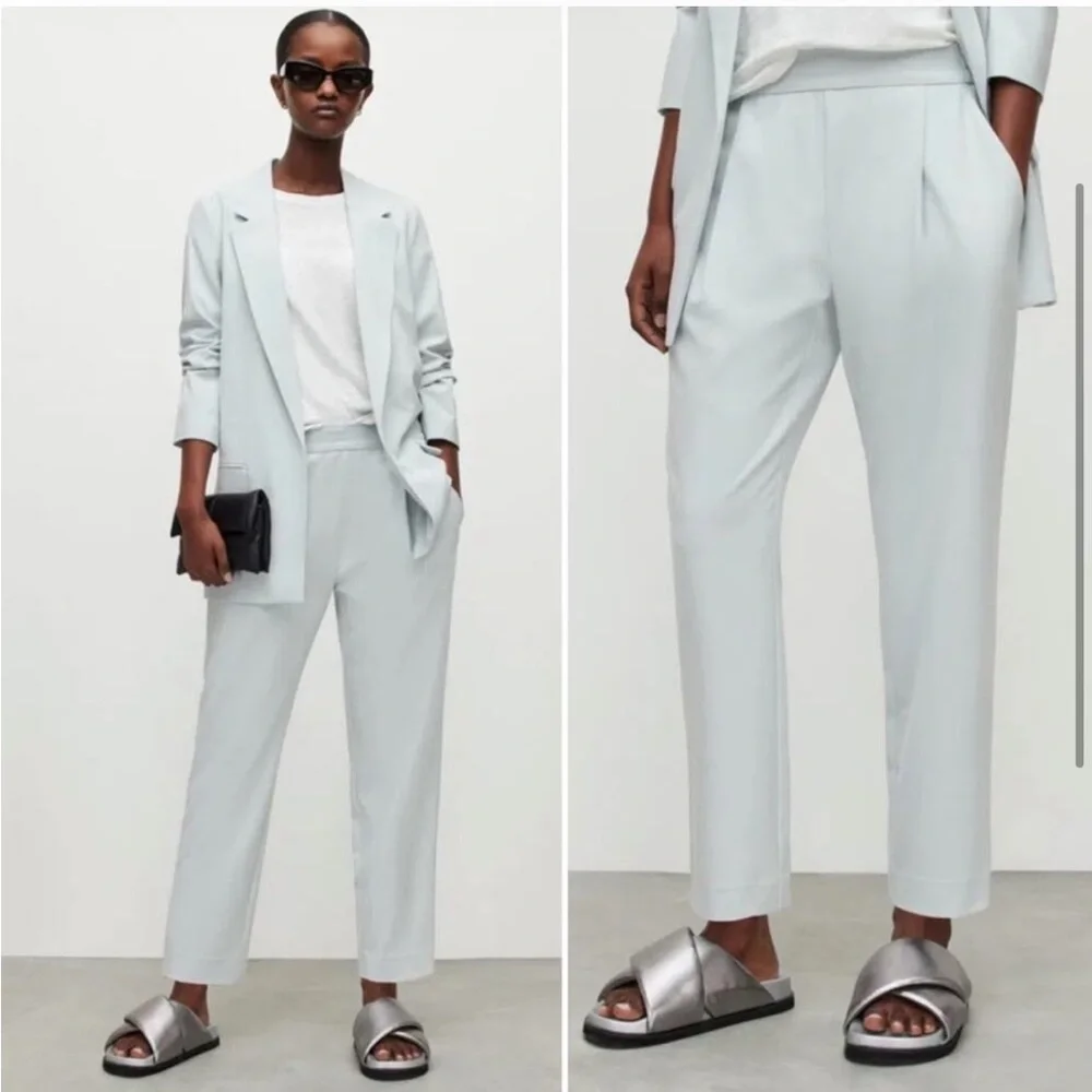 New | AllSaints Aleida Grouser Powdered Blue 8